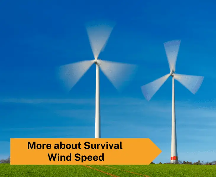 two wind turbine operating