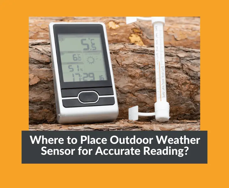 placing an outdoor weather sensor