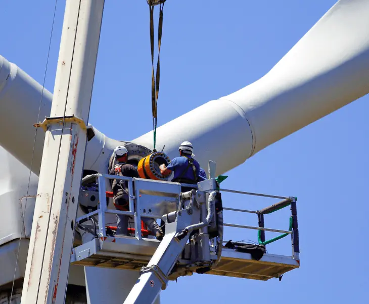 maintenance of wind turbine