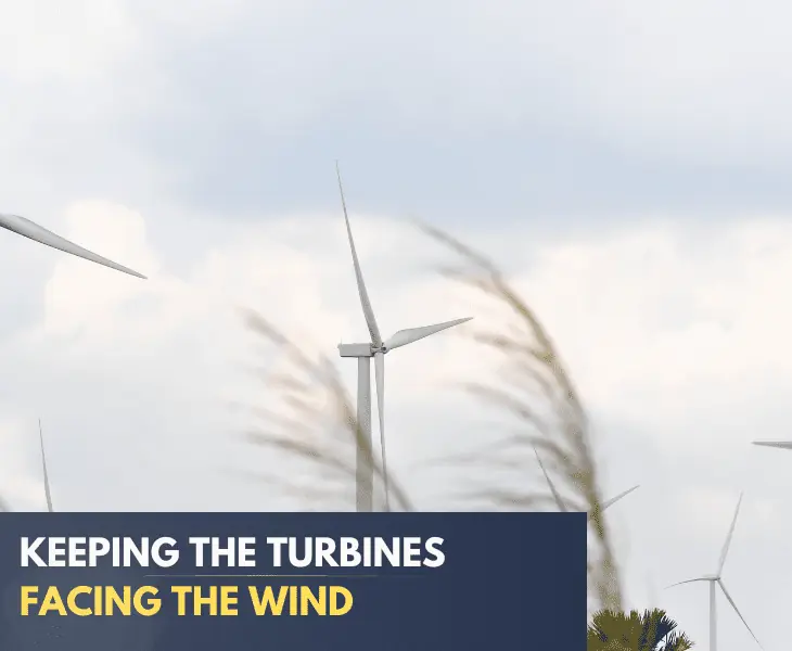 strong winds facing wind turbines
