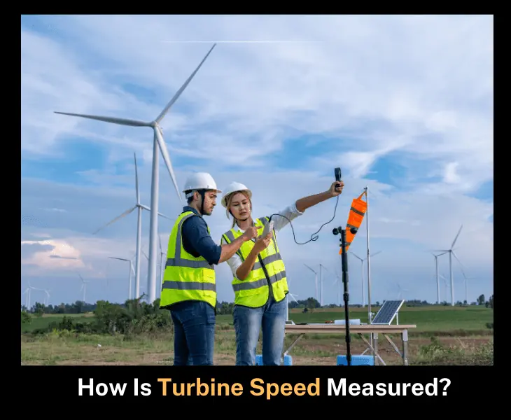 measuring speed of wind turbine