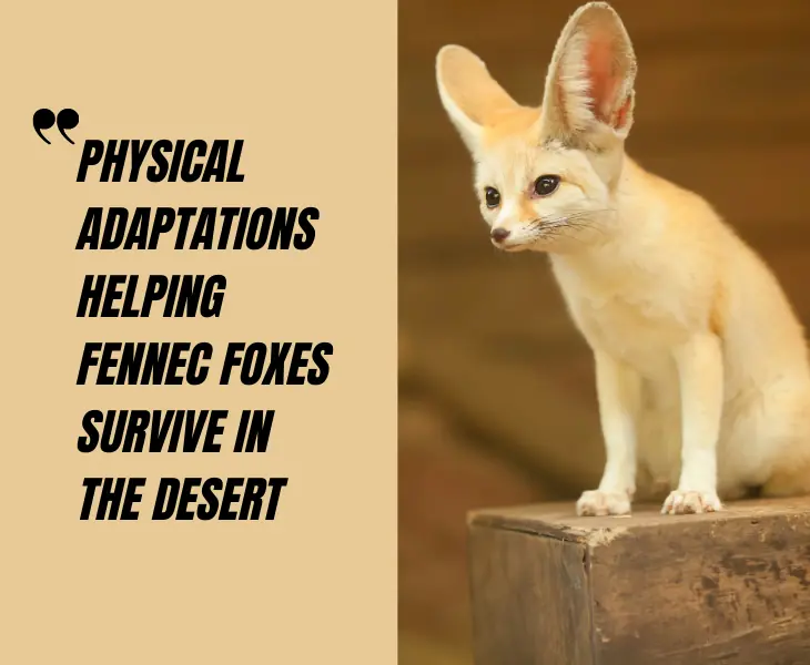 fennec foxes' physical adaptations for desert survival