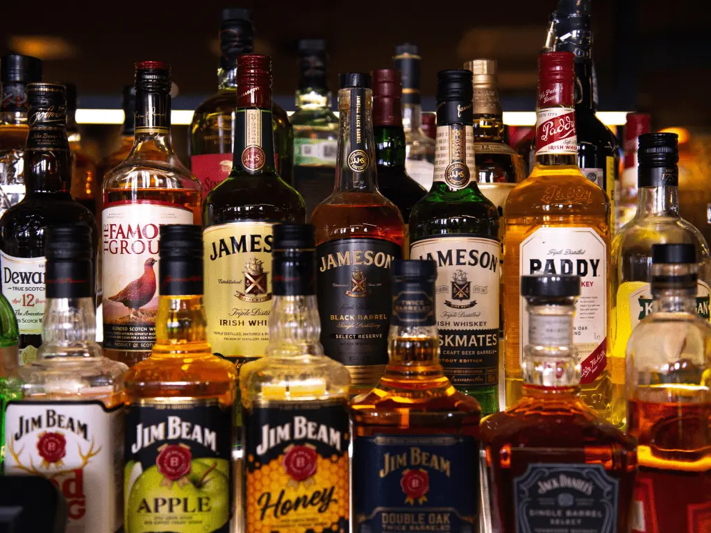 no alcohol in space