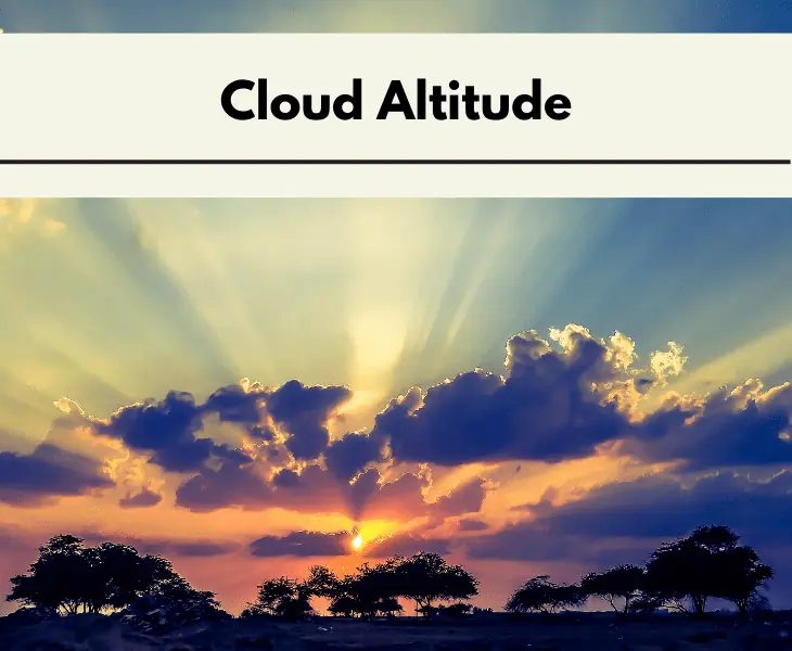 cloud altitude