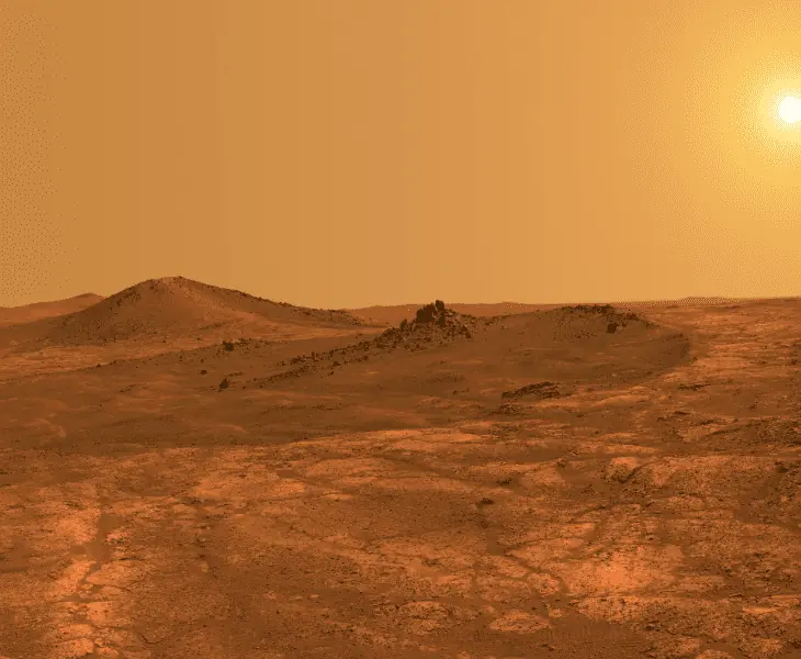 thinner atmosphere