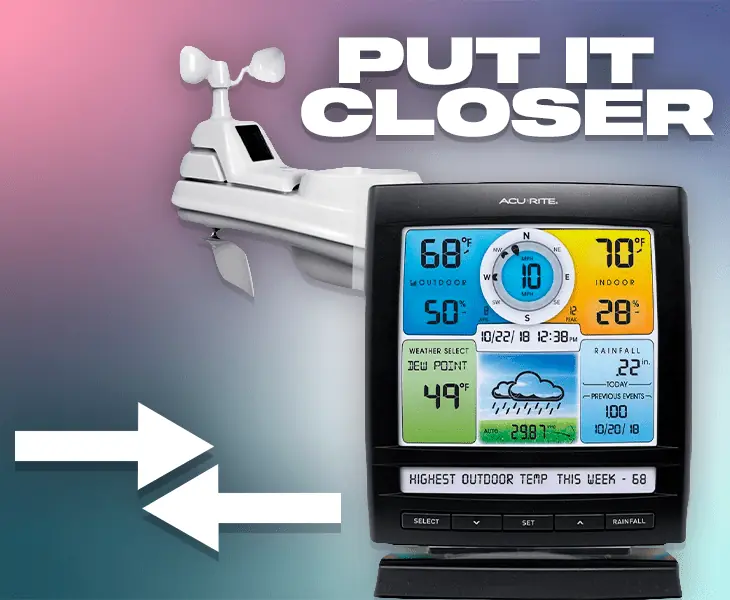 position both units close