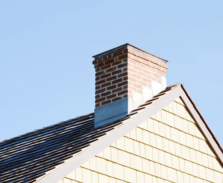 how do chimneys keep rain from entering