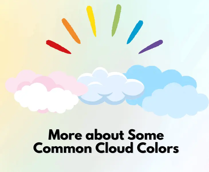 more about some common clouds colors