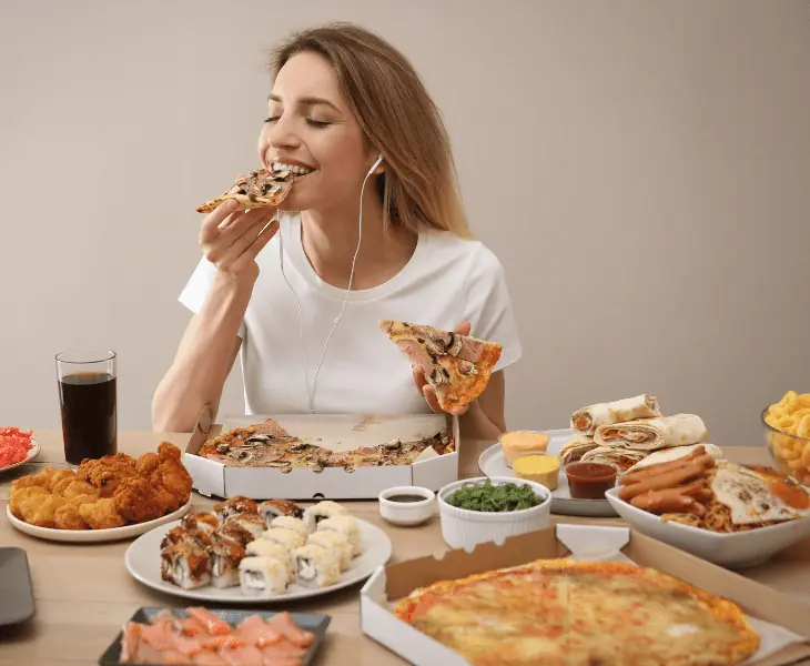 process of storing energy in food