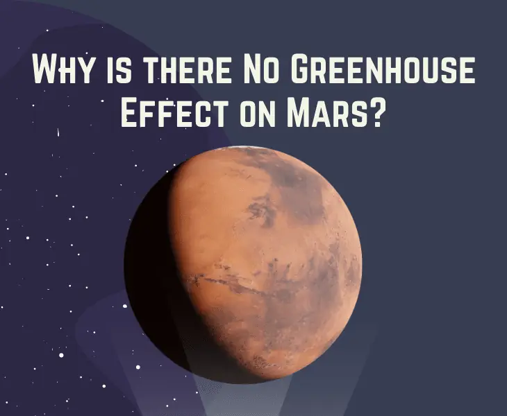 why is there no greenhouse effect on mars
