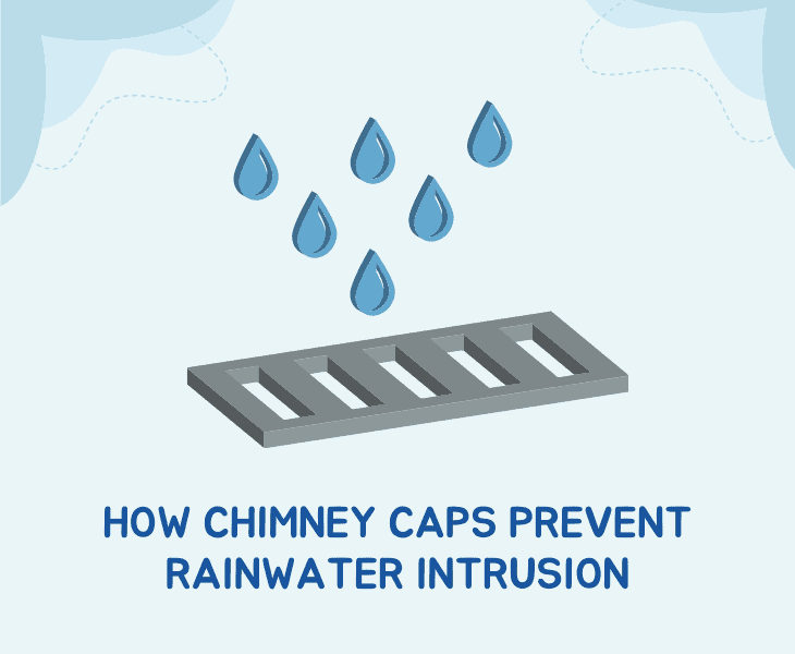 how chimney caps prevent rainwater intrusion