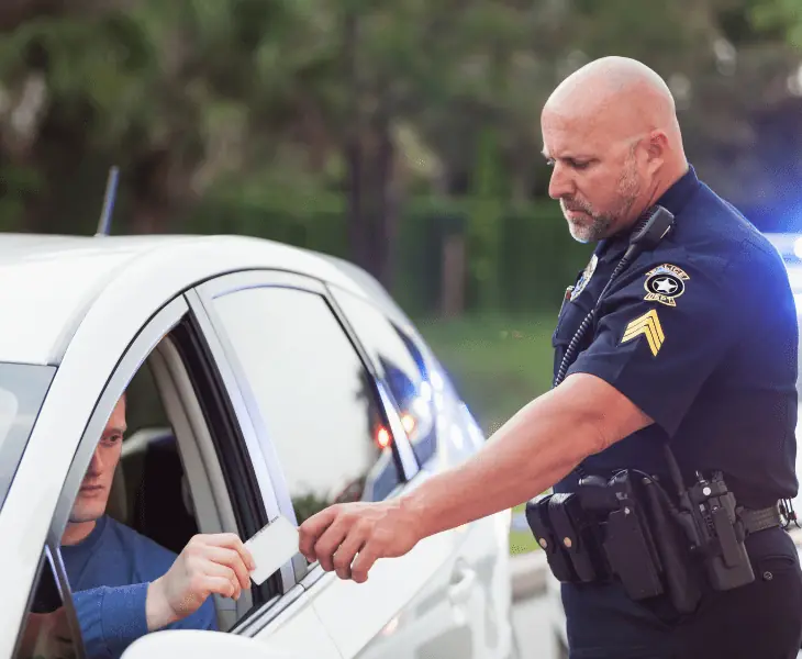 possibility of being pulled over