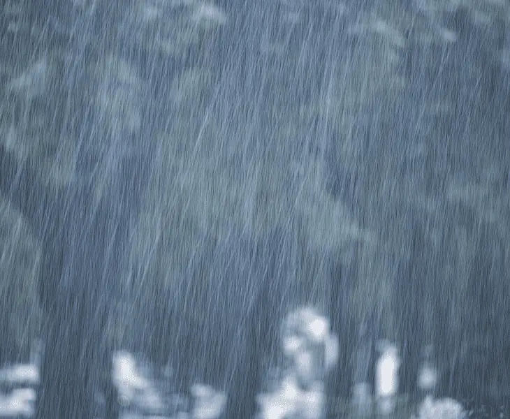 heavy rainfall
