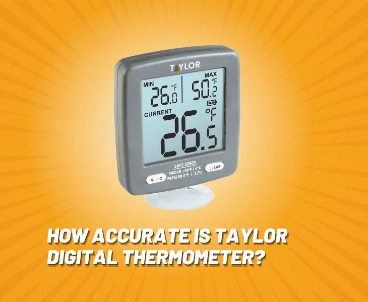 accuracy of taylor digital thermometer