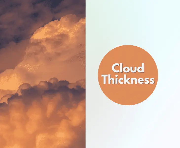 cloud thickness