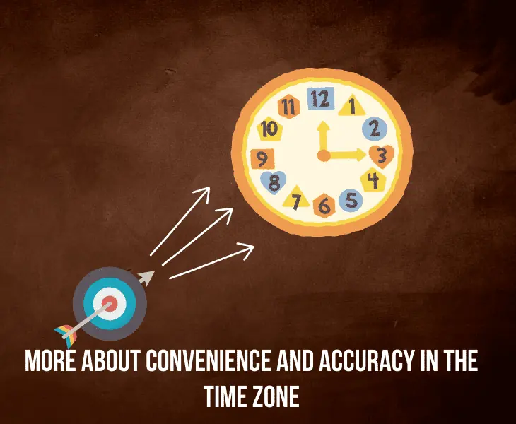 convenience and accuracy in the time zone