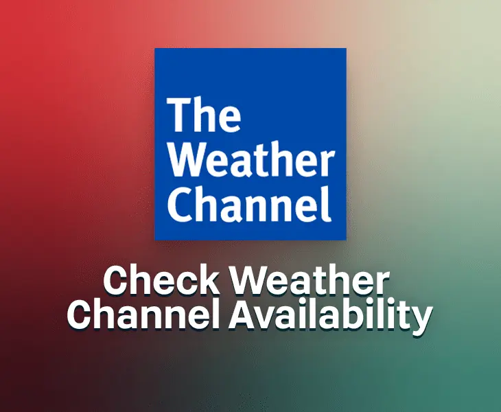 check weather channel availability