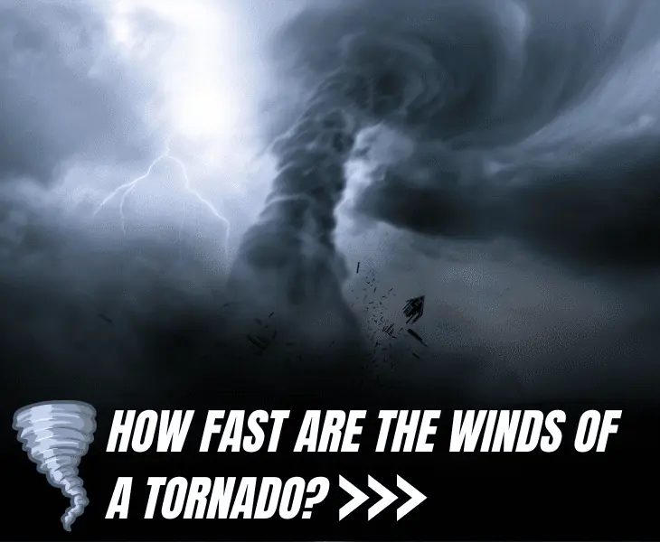 how fast are the winds of a tornado