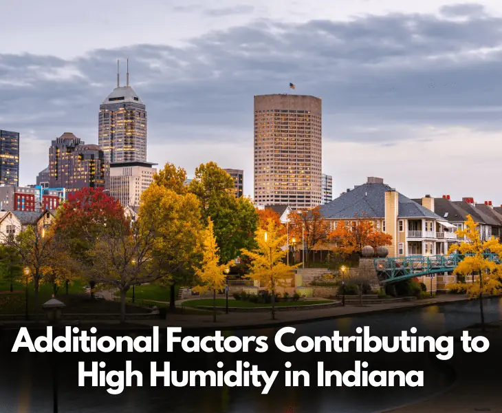 contributing factors in high humidity in indiana