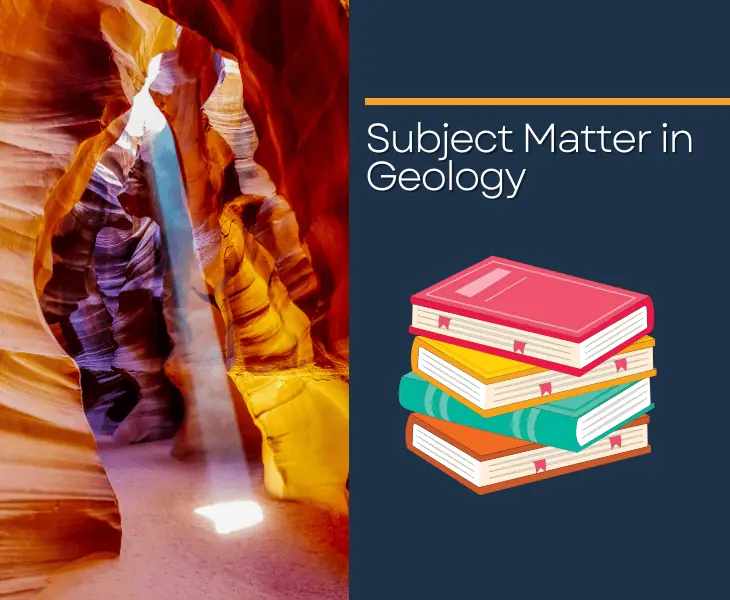subject matter in geology