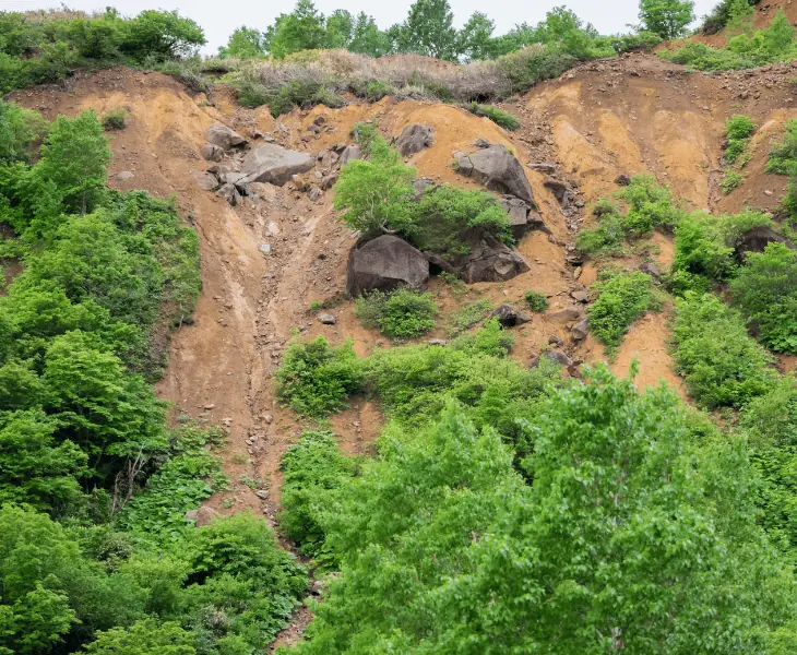 effects such as landslides