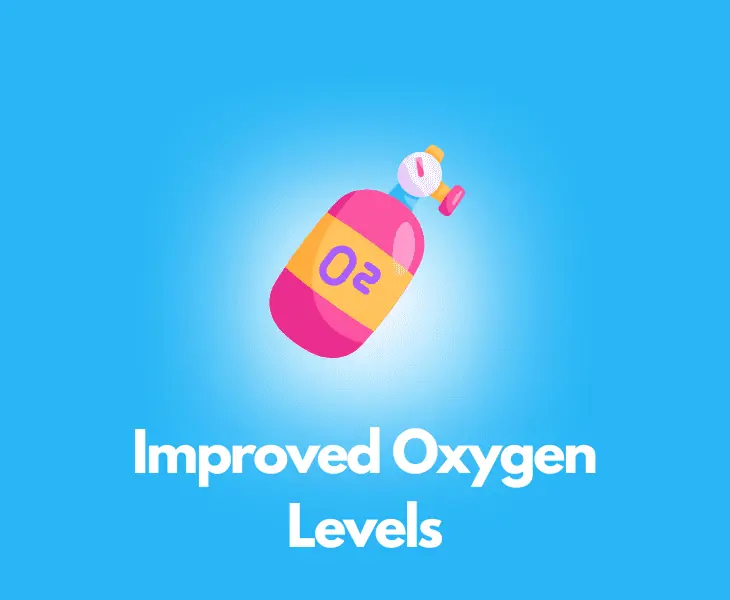improved oxygen levels