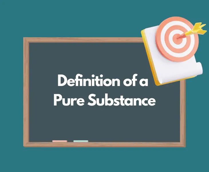 definition of a pure substance