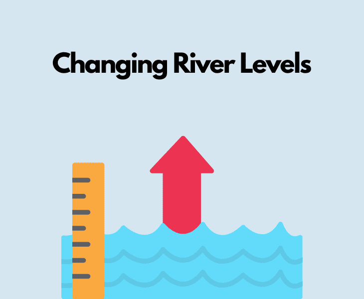 changing river levels