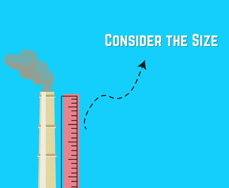 consider the size