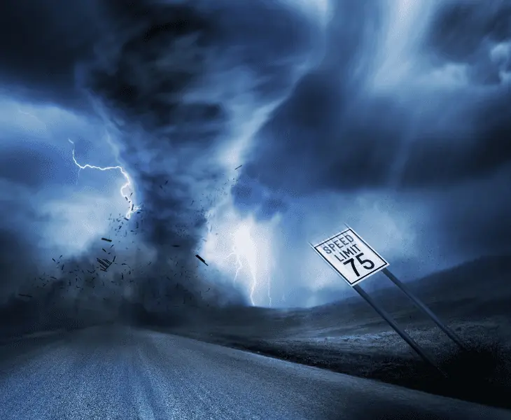 actions during a tornado situation