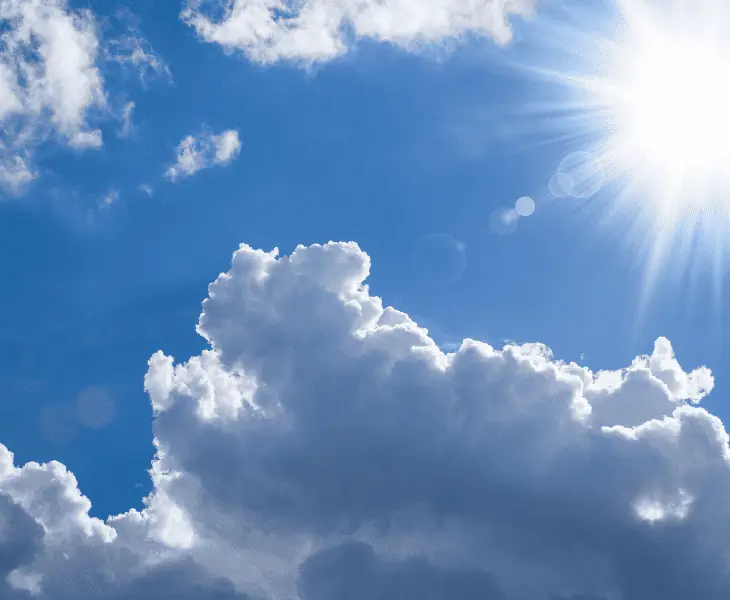 sun's angle and position in the sky