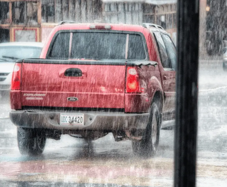 preventing rain-induced water spots on cars