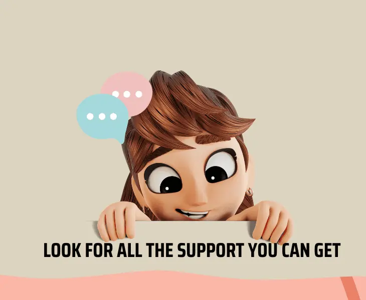 seek support during challenging times