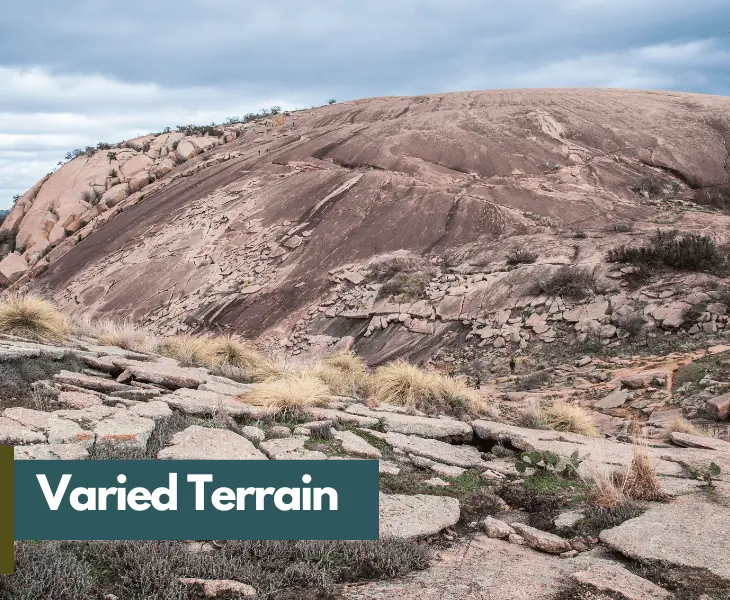 varied terrain