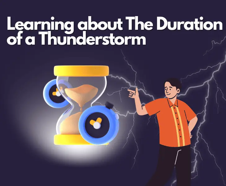 learning about the duration of a thunderstorm