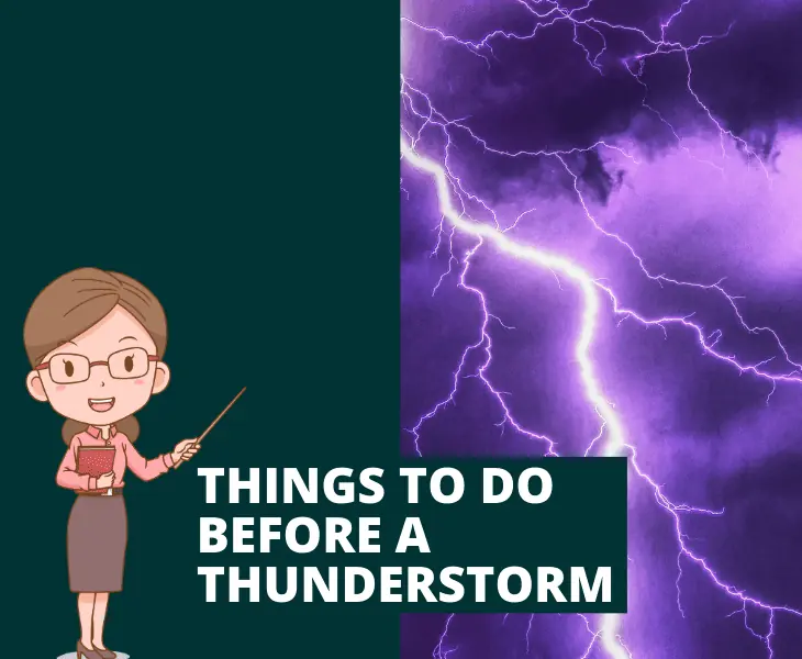 things to do before a thunderstorm