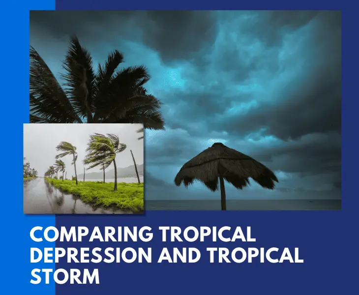 comparing tropical depression and tropical storm