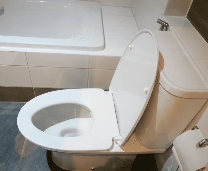 toilet water movement in the wind