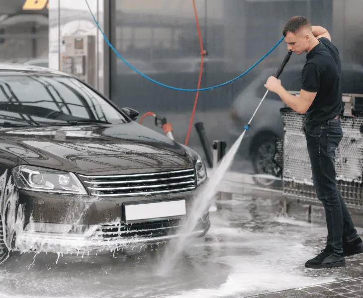 car washing below zero