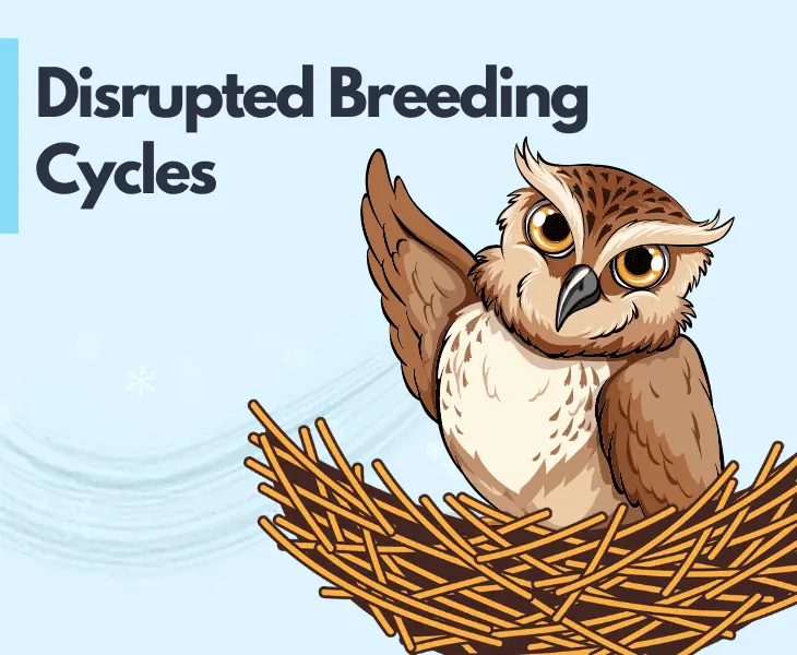 disrupted breeding cycles