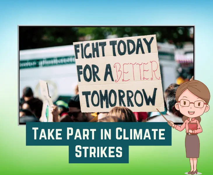 take part in climate strikes