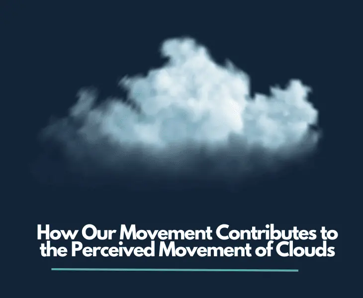 our movement affects cloud perception