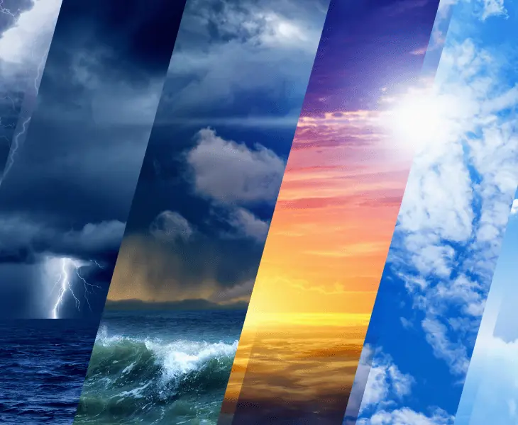 temperature and weather conditions