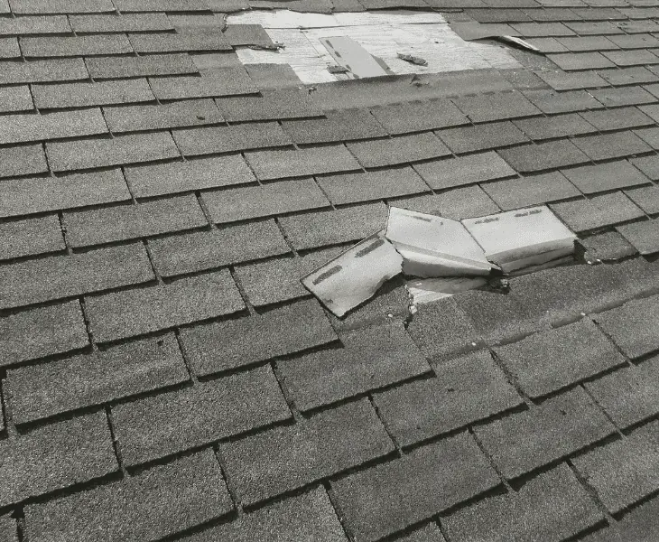 hail's roof impact