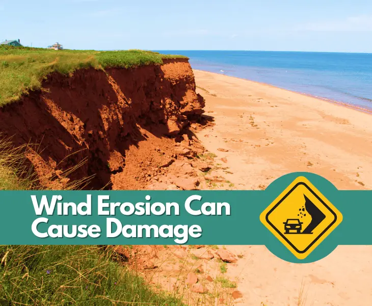 wind erosion can cause damage