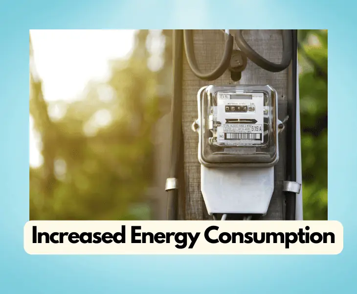 increased energy consumption