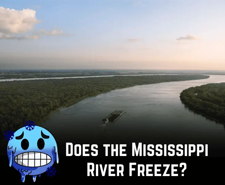 does the mississippi river freeze