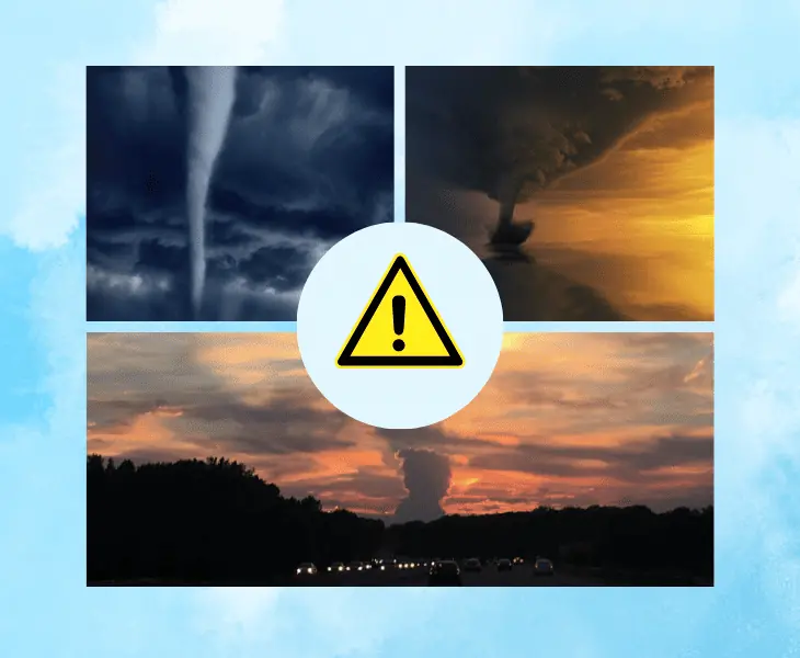 similarities of funnel cloud and tornado