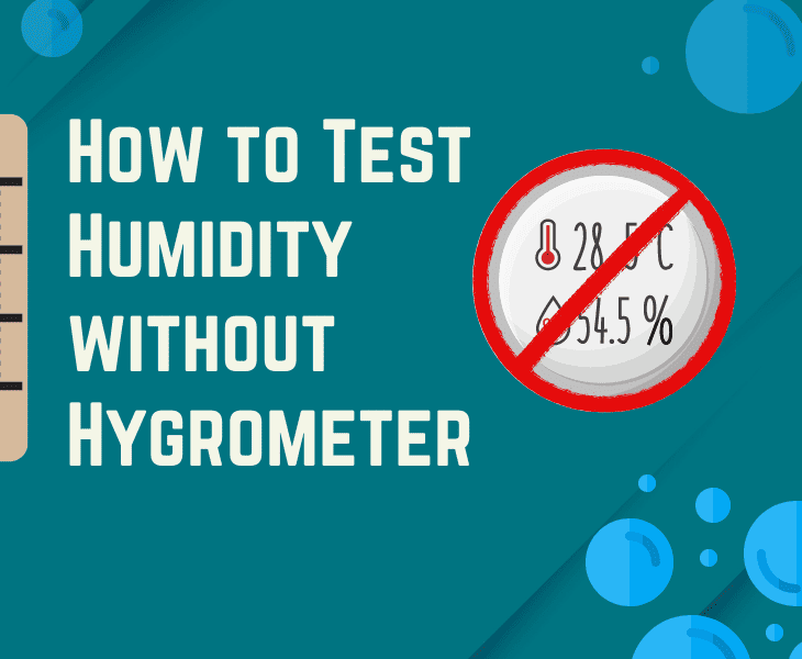 how to test humidity without hygrometer
