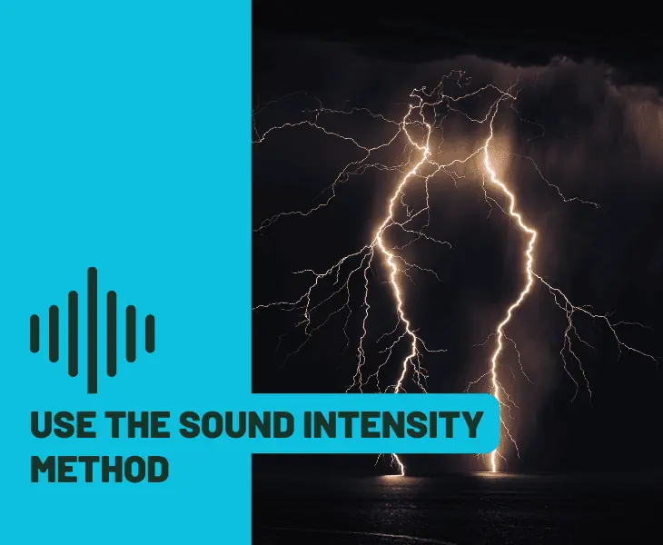 use the sound intensity method